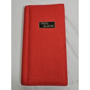 Clover Brand Vintage Red Photo Album - 70's Made In Japan New
